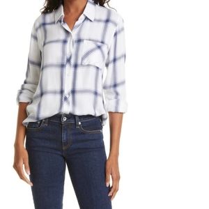 Rails Hunter White Azure Coal Size XS